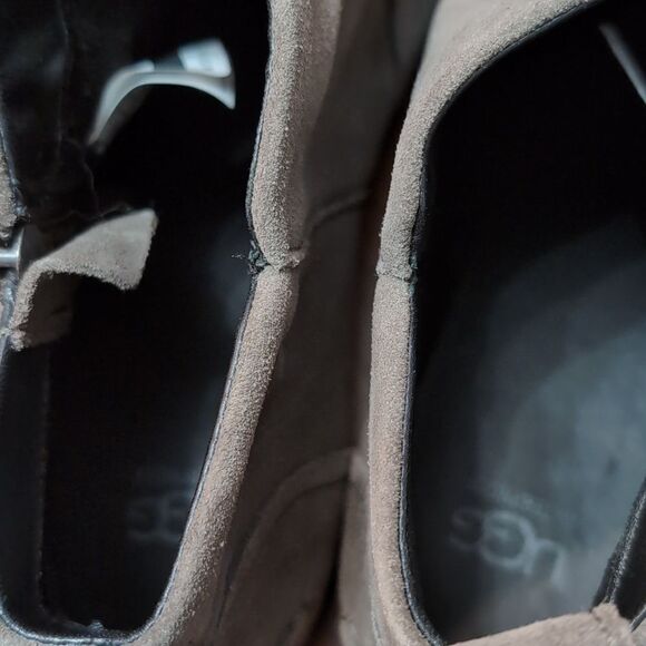 UGG Aureo II Ankle Boot Slate Suede Sz 10 - Picture 7 of 10